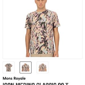 Abstract Black and Pink Short Sleeve Tee